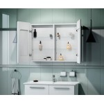 Зеркальный шкаф Континент Allure LED белый МВК044